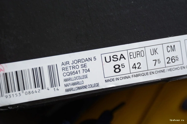 CQ9541-704 Air 5 'Michigan' Jordan 0107